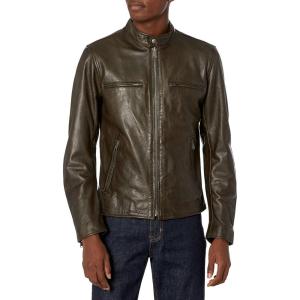 imageLucky Brand Mens Leather Bonneville JacketBlack