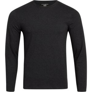 imageLucky Brand Mens Long Sleeve Tee Shirts Soft Crewneck Cotton Tees for Men  Lightweight Mens Shirts for Layering SXLCharcoal Heather