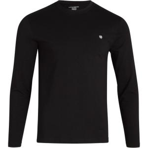 imageLucky Brand Mens Long Sleeve Tee Shirts Soft Crewneck Cotton Tees for Men  Lightweight Mens Shirts for Layering SXLJet Black