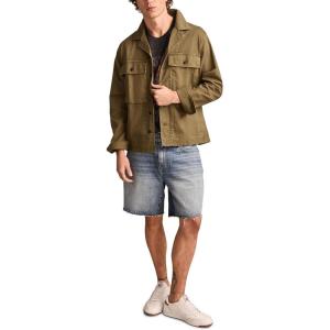 imageLucky Brand Mens Military Shirt JacketDeep Lichen Green