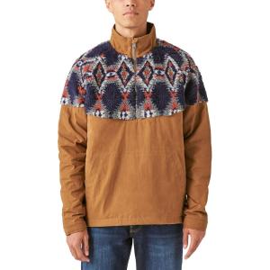 imageLucky Brand Mens Sherpa Mix Anorak JacketKhaki
