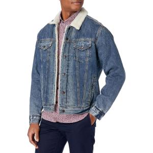 imageLucky Brand Mens Sherpa Trucker JacketCruz Blue