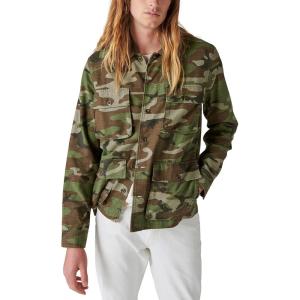 imageLucky Brand Mens Slub Twill Military JacketCamo