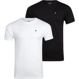 imageLucky Brand Mens TShirts  Classic Fit Short Sleeve Crewneck Mens Shirts  Soft Stretch Casual Undershirts for Men SXLWhiteJet Black