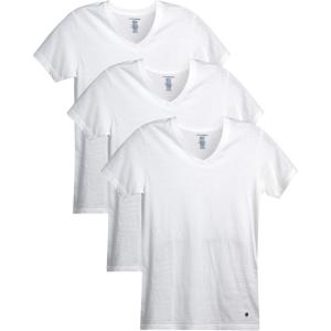 imageLucky Brand Mens Undershirt  3 Pack Slim Fit Short Sleeve Mens TShirts SXLV White