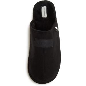 imageLucky Brand MicroSuede Scuff Indoor Slippers for Men with Plush LiningBlack