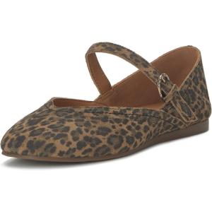 imageLucky Brand Womens Albajane Mary Jane FlatBlurred Leopard Suede
