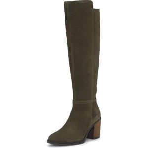 imageLucky Brand Womens Bonnay Extra Wide Calf Knee High BootKhaki Extra Wide Calf