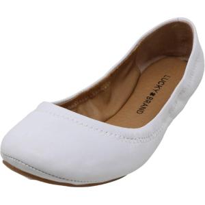 imageLucky Brand Womens Emmie Ballet FlatBright White