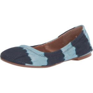 imageLucky Brand Womens Emmie Ballet FlatDark Denim Pch Tie Dye