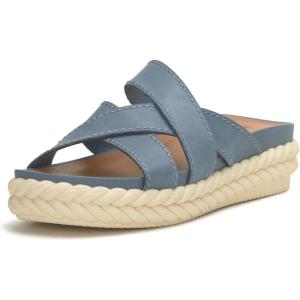 imageLucky Brand Womens Loftee SandalPlatformNatural Blue