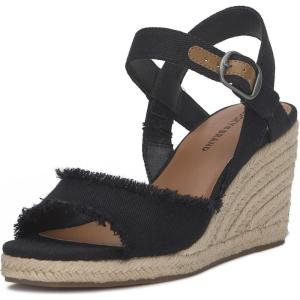 imageLucky Brand Womens Mindra Espadrille Wedge SandalBlack Denim 1