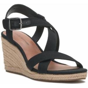 imageLucky Brand Womens Mytila Espadrille Wedge SandalBlack
