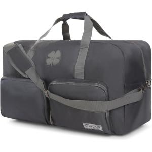 imageLucky Travel Duffel Bags 85L Gym Bag Travel Bag ampamp Large Duffle Bag for Men Foldable Overnight Weekender Bags for Women ampamp Men with Adjustable Shoulder Strap BlackCharcoal