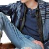 imageLucky Brand Mens Cloud Soft Henley SweaterDark Denim