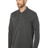 imageLucky Brand Mens French Terry Western ShirtJet Black