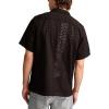 imageLucky Brand Mens Short Sleeve Eyelet Camp Collar ShirtRaven