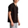 imageLucky Brand Mens Short Sleeve Eyelet Camp Collar ShirtRaven