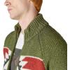 imageLucky Brand Mens Southwestern Print Full Zip Bomber SweaterOlive Multi