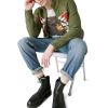 imageLucky Brand Mens Southwestern Print Full Zip Bomber SweaterOlive Multi