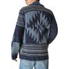 imageLucky Brand Mens Southwestern Print Shawl CardiganDark Denim Combo
