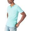 imageLucky Brand Mens Venice Burnout Notch Neck TeeBlue Fish