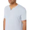 imageLucky Brand Mens Venice Burnout Notch Neck TeeBlue Fog