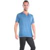 imageLucky Brand Mens Venice Burnout Notch Neck TeeBlue Steel