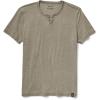 imageLucky Brand Mens Venice Burnout Notch Neck TeeDark Olive