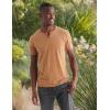 imageLucky Brand Mens Venice Burnout Notch Neck TeeGolden Brown