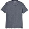 imageLucky Brand Mens Venice Burnout Notch Neck TeeJet Black