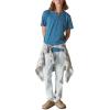 imageLucky Brand Mens Venice Burnout Notch Neck TeeLegion Blue