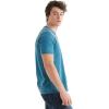 imageLucky Brand Mens Venice Burnout Notch Neck TeeMorrocan Blue