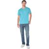 imageLucky Brand Mens Venice Burnout V Neck TeeDelphinium Blue