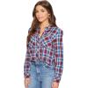 imageLucky Brand Plaid Shirt in Purple MultiPurpleMulti