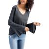 imageLucky Brand Waffle Thermal TopCharcoal