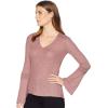 imageLucky Brand Waffle Thermal TopDark Mauve