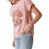 imageLucky Brand Womens Bowie Embroidery Boyfriend TeeRosette