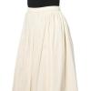 imageLucky Brand Womens Bubble POPLIN Maxi SkirtWhisper White