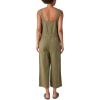 imageLucky Brand Womens Button Front JumpsuitBurnt Olive