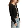 imageLucky Brand Womens Button Front Sweater JacketDark Black