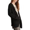 imageLucky Brand Womens Cable Crew CardiDark Black