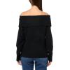 imageLucky Brand Womens Cloud Soft Off The Shoulder SweaterDark Black