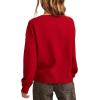 imageLucky Brand Womens Cloudsoft Crew Neck CardiganJester Red