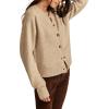 imageLucky Brand Womens Cloudsoft Crew Neck CardiganOatmeal Heather