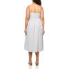 imageLucky Brand Womens Corset Poplin Midi DressBlue Stripe