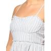 imageLucky Brand Womens Corset Poplin Midi DressBlue Stripe