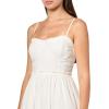 imageLucky Brand Womens Corset Poplin Midi DressBright White