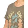 imageLucky Brand Womens Embroidered Butterfly Floral Classic CrewBungee Cord