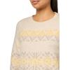 imageLucky Brand Womens Fair Isle Crew NeckNatural Multi